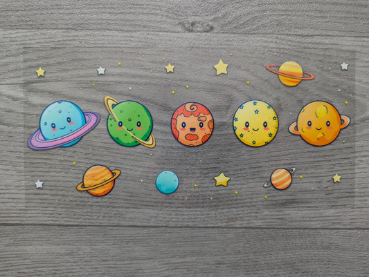 16oz straight UVDTF - planets