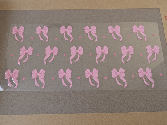 16oz straight UVDTF - bows