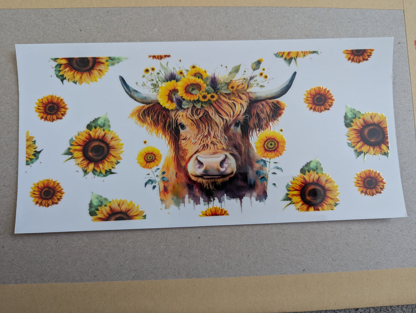 16oz straight UVDTF - cows