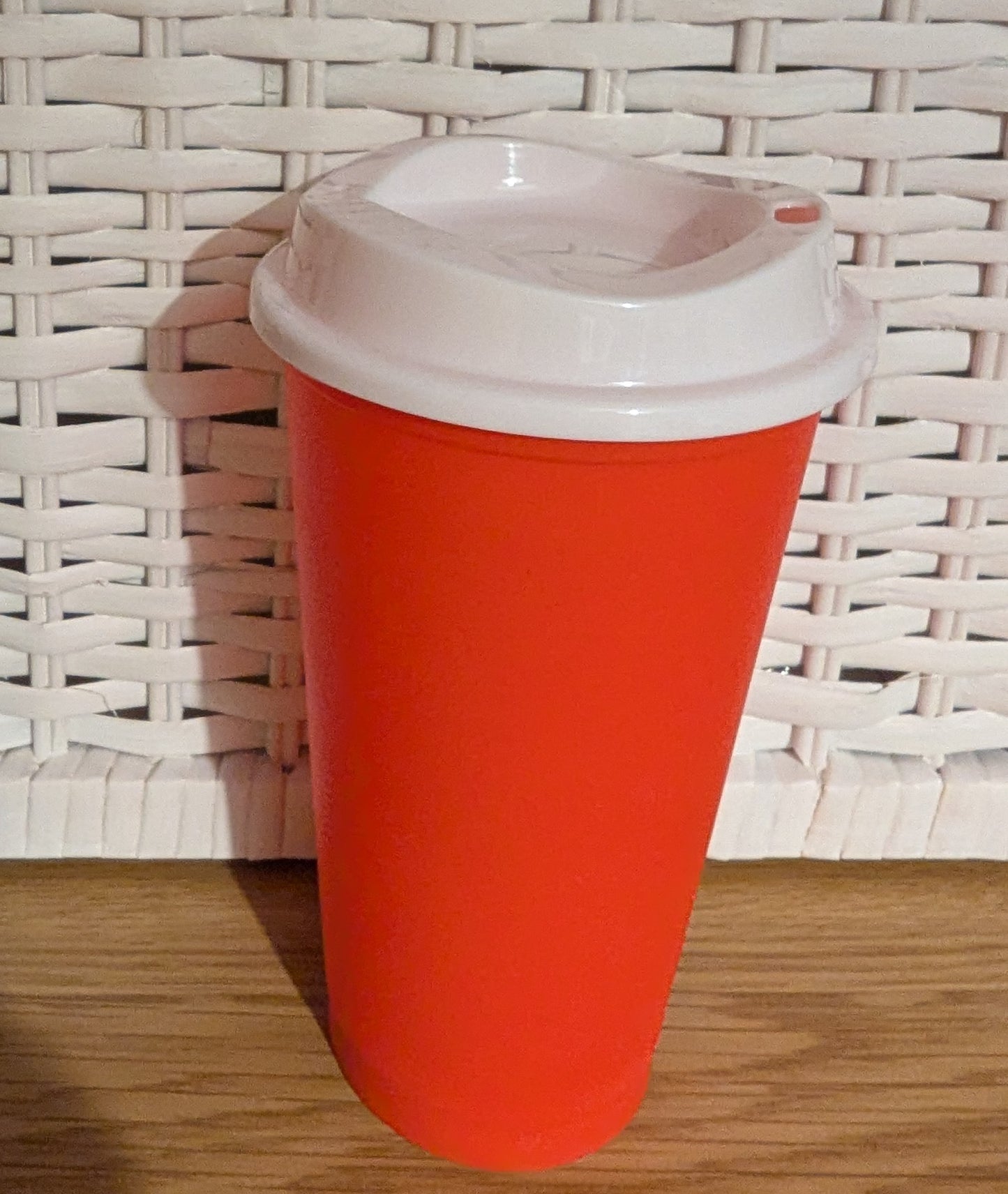 16oz Red/White Plain Hot Cup