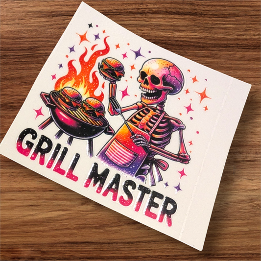 UVDTF Decal - grill master
