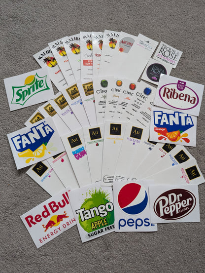 Drinks decals bundle