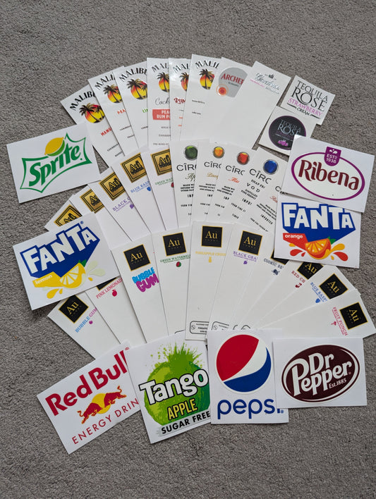 Drinks decals bundle