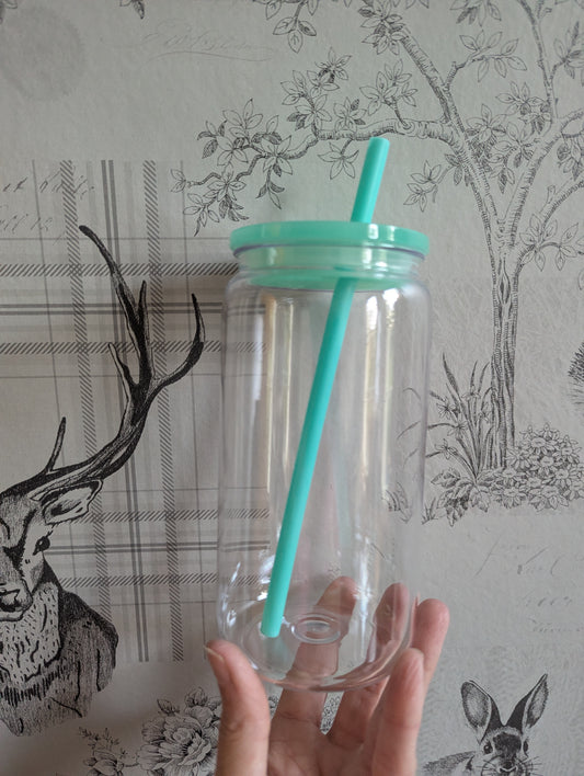 16oz Clear MINT Plastic Libbey Can Cups