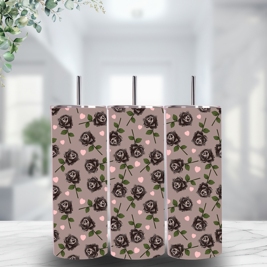 20oz Ready-to-sell Tumbler - brown background