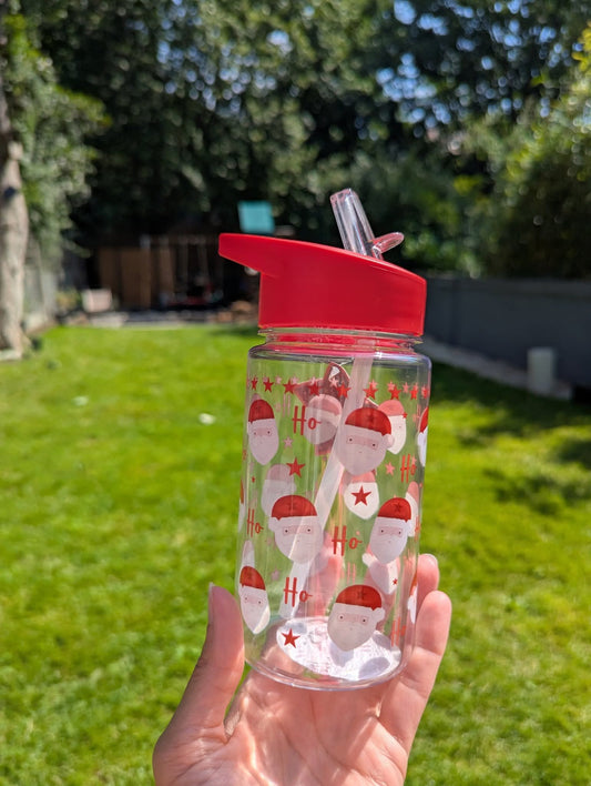 Santa Water Bottle