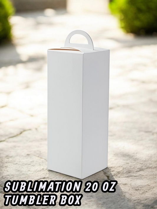 SUBLIMATION 20oz TUMBLER GIFT BOX 10 PACK