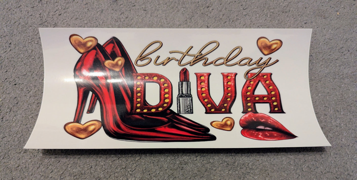 16oz straight UVDTF - birthday