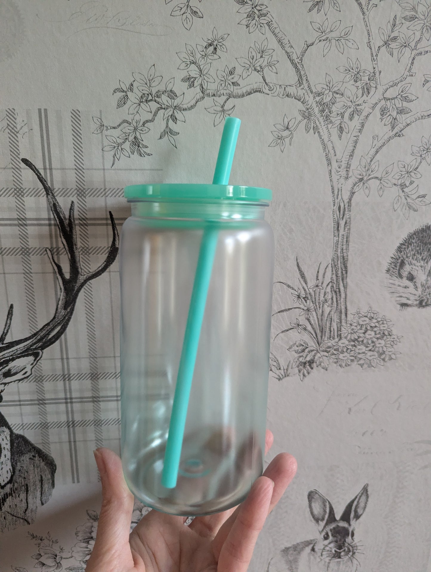 16oz Ombre MINT Libbey Can Cups