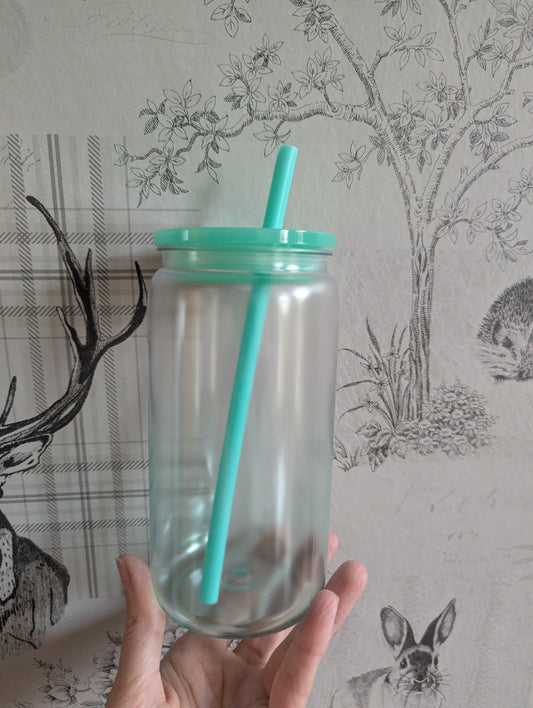 16oz Ombre MINT Libbey Can Cups