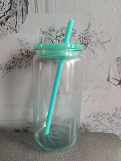 16oz Ombre MINT Libbey Can Cups