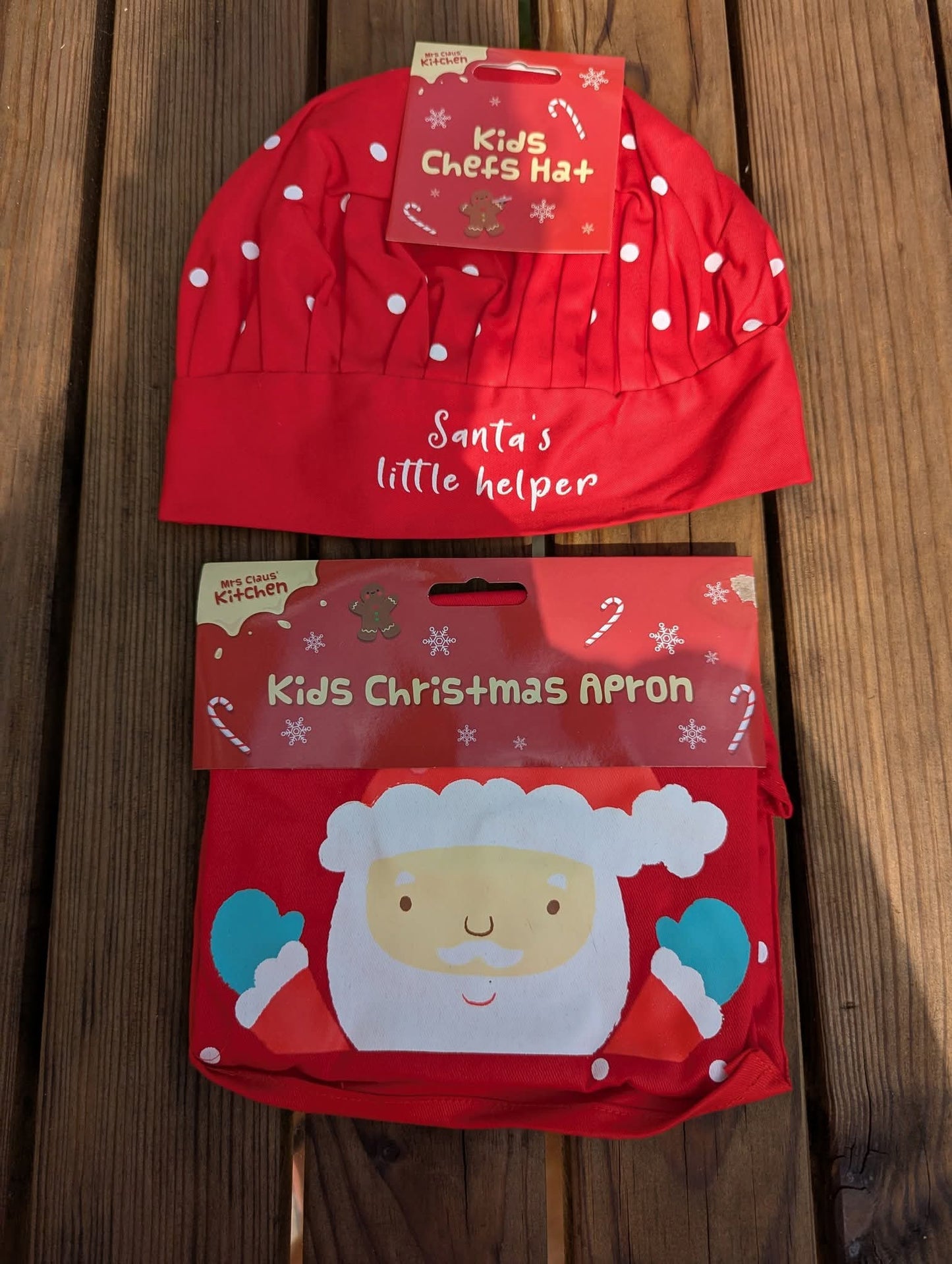 Children's Apron + Hat Set