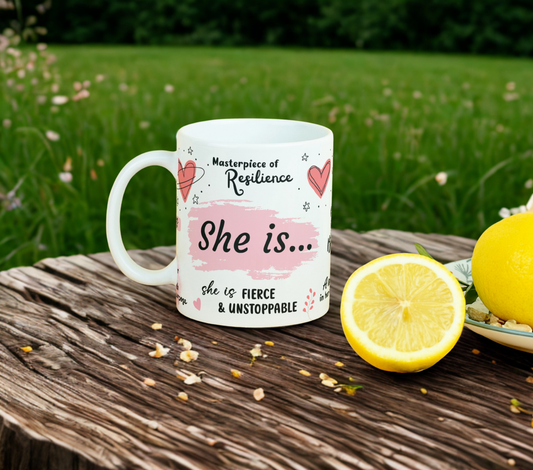 She Is... 11oz MUG SUBLIMATION PRINT