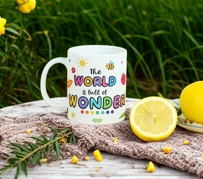 The World Is Full Of Wonder 11oz MUG SUBLIMATION PRINT
