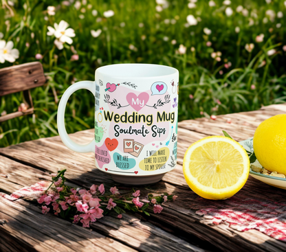 My Wedding MUG SUBLIMATION PRINT